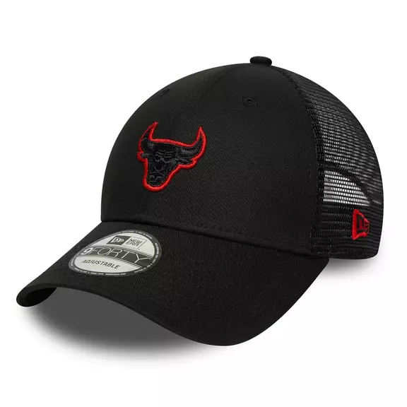 New Era NBA Chicago Bulls 9FORTY Trucker Black Cap