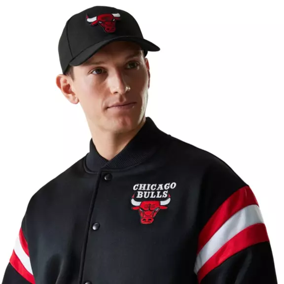 Chaqueta Bomber New Era NBA Chicago Bulls Panel
