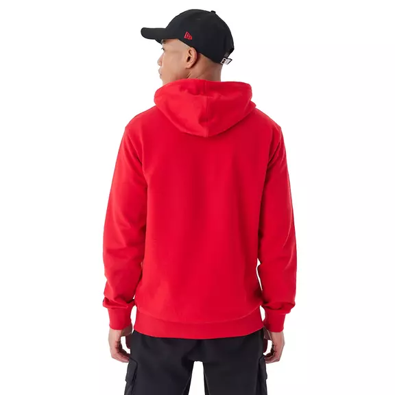New Era NBA Chicago Bulls Script Red Full Zip Hoodie