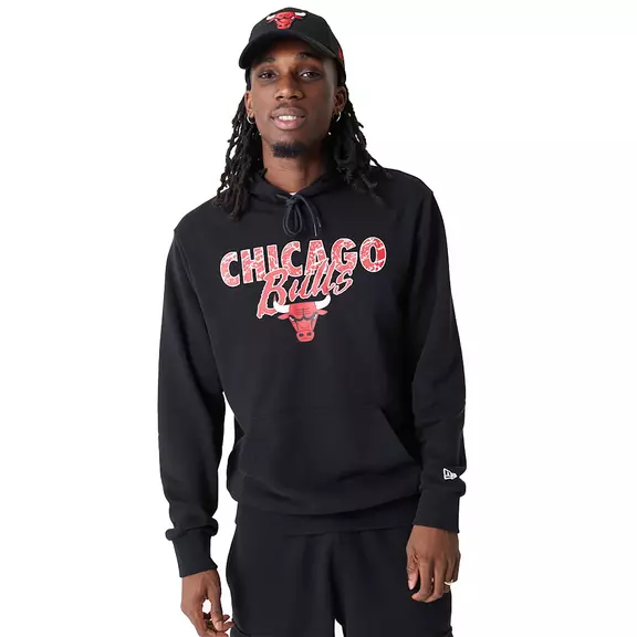 New Era NBA Chicago Bulls Team Script Hoodie