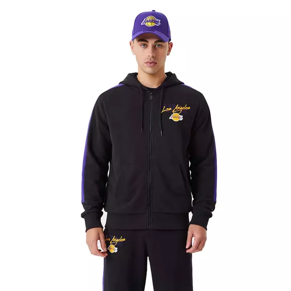 New Era NBA L.A Lakers NBA Script Logo FZ Hoodie