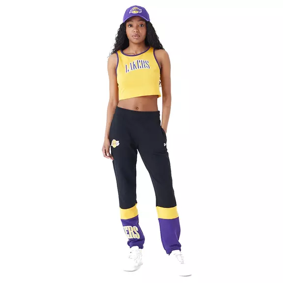New Era NBA L.A LAkers Womens Colour Block Joggers