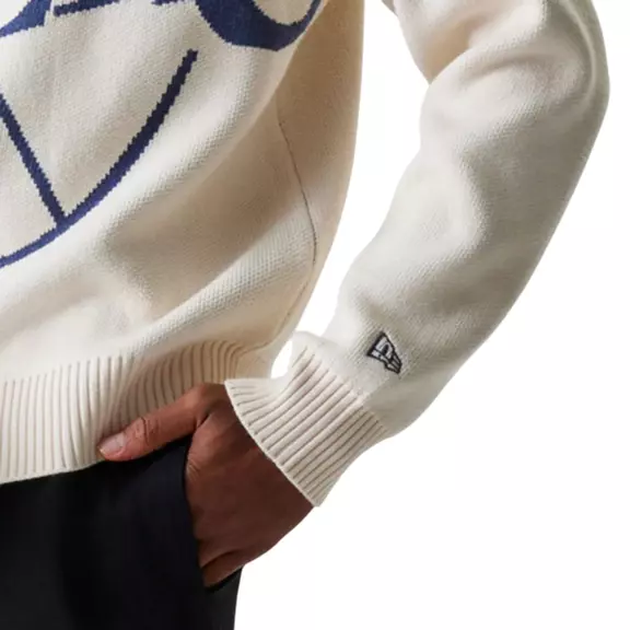 Jersey de Punto Oversized New Era NBA LA Lakers "Light Beige"