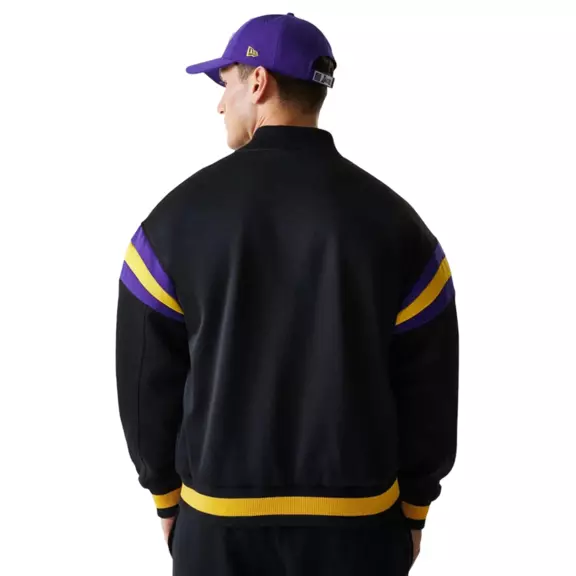 Chaqueta Bomber New Era NBA LA Lakers Panel