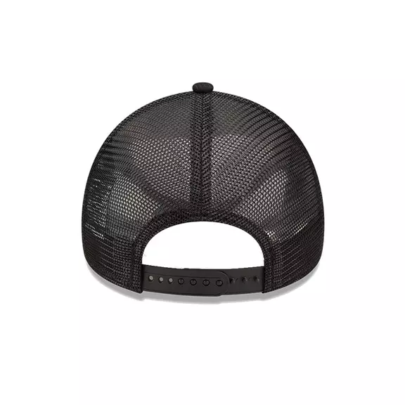 New Era NBA Logo A-Frame Trucker Cap "Black"