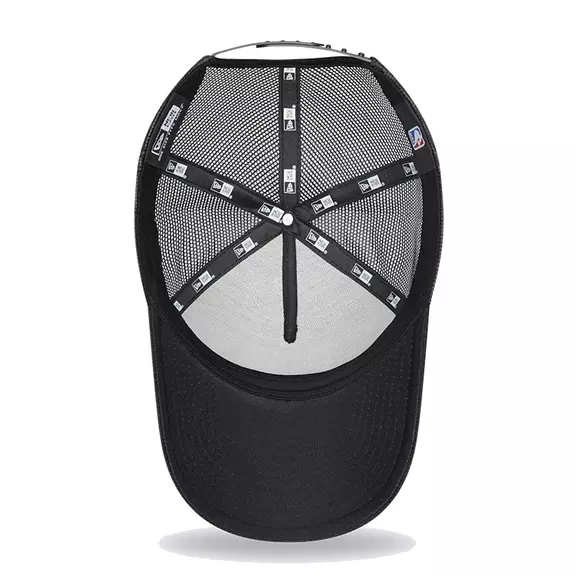 New Era NBA Logo A-Frame Trucker Cap "Black"