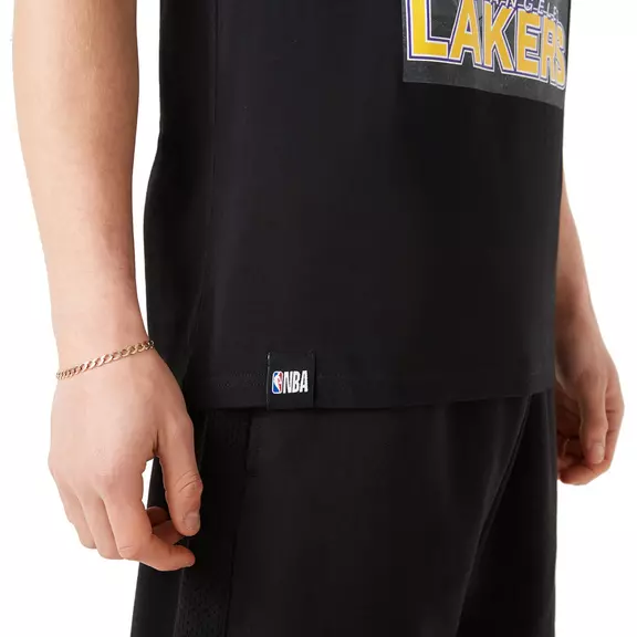 New Era NBA Los Angeles Lakers Photographic Tee "Black"