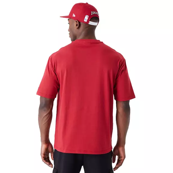 New Era NBA Miami Heat Large Wordmark Oversized T-Shirt