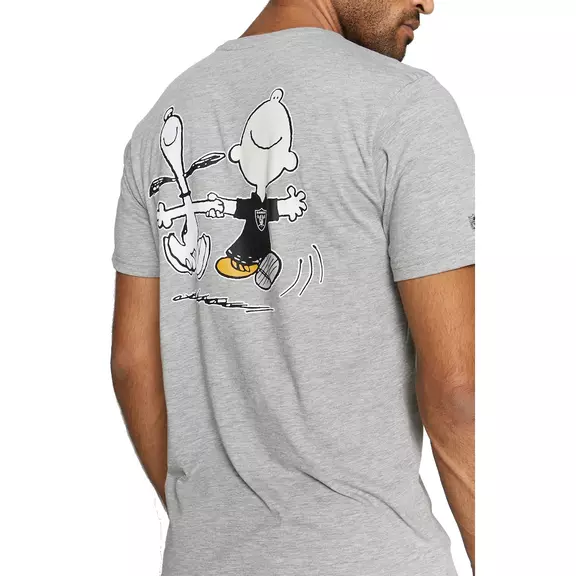 New Era NFL Snoopy Oakland Raiders X Peanuts T-shirt "Grey"
