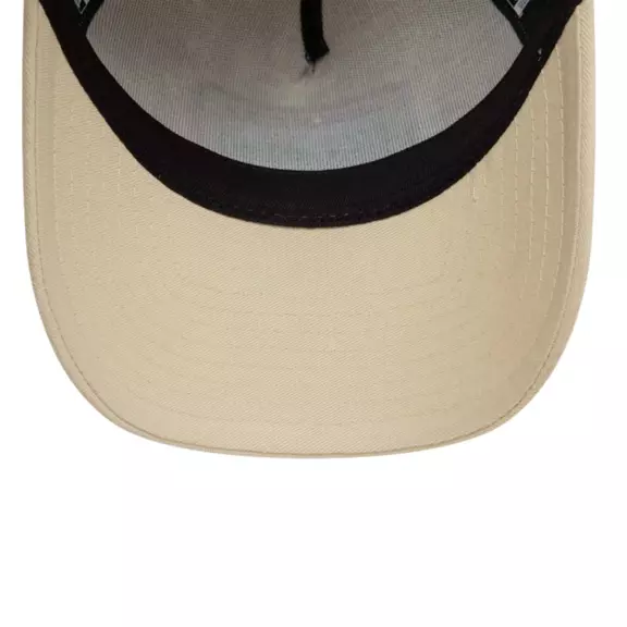 New Era Patch 9FORTY A-Frame Trucker Adjustable Cap "Beige"