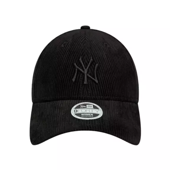 Gorra New Era Wmns MLB NY Yankees Cord 9FORTY Adjustable Cap "Black"