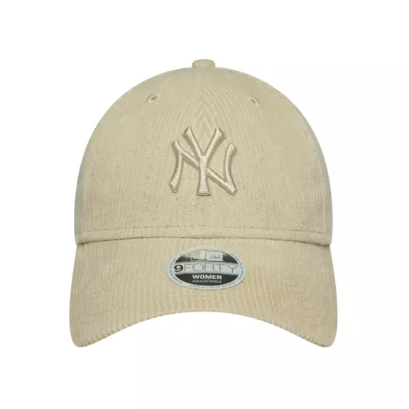 Gorra New Era Wmns MLB NY Yankees Cord 9FORTY Adjustable Cap "Cream"