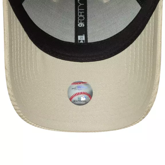 Gorra New Era Wmns MLB NY Yankees Cord 9FORTY Adjustable Cap "Cream"