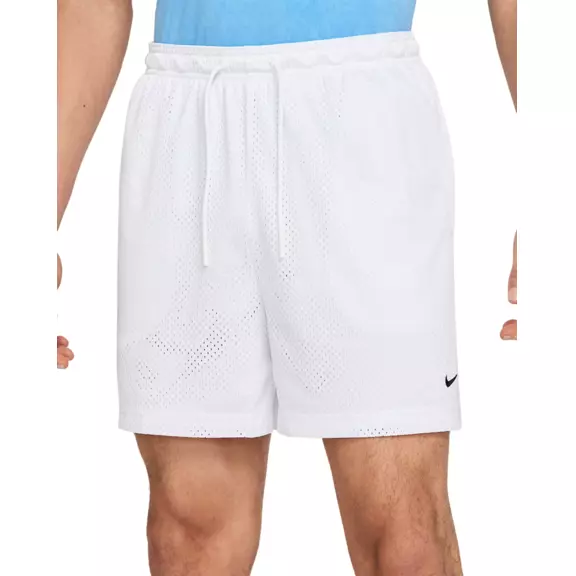 NIke Dri-FIT 5" Mesh Basketball Shorts "White