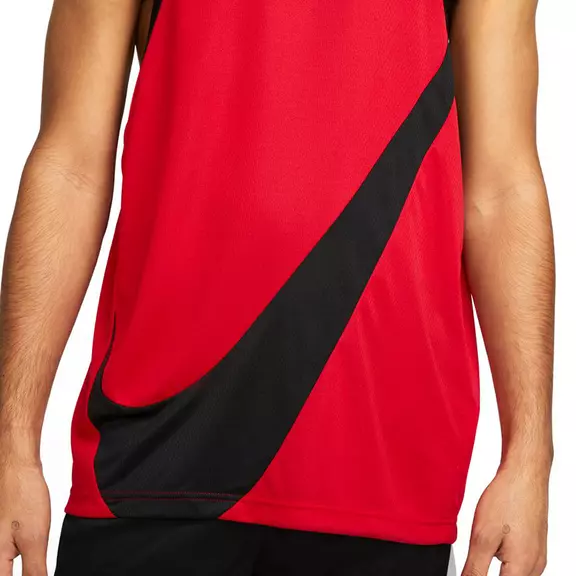 Nike Dri Fit Basket Crossover Jersey "Red-Black"