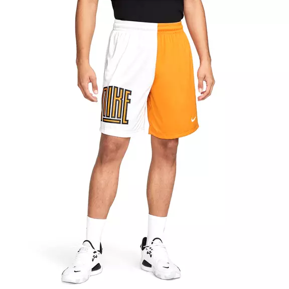 Nike Dri-FIT Men's Basketball Shorts "Orange White"