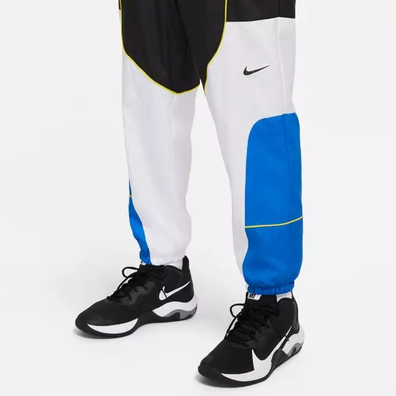 Nike Throwback Men's Basketball Pants "Black-Muilticolor"