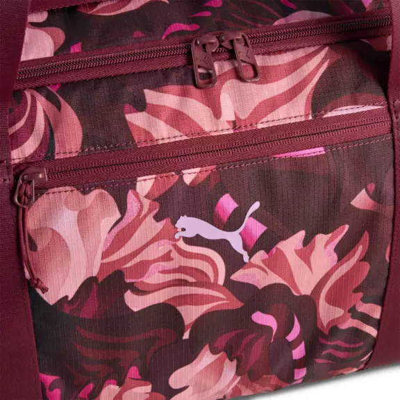 PUMA AT ESS GREEN TERRAINS Barrel Bag "Ruby Shimmer"