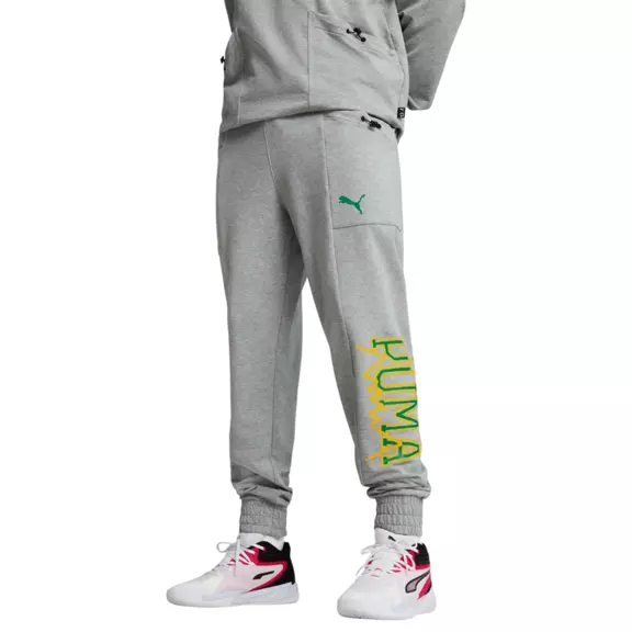 Puma Basketball Rival Rage Tech Pant "Medium Grey"