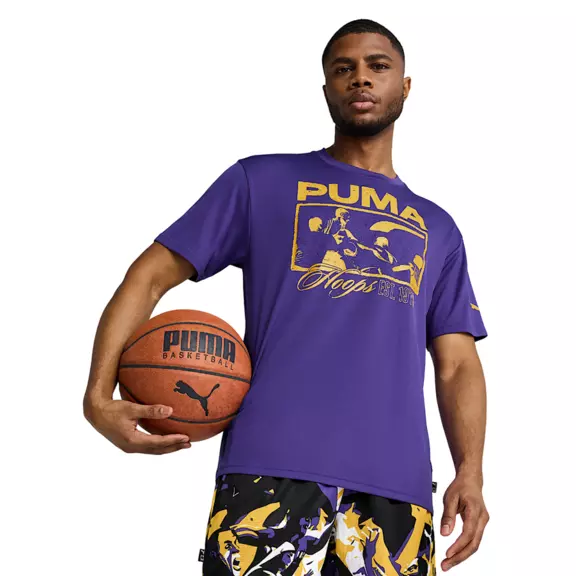 Puma Basketball Rival Rage Tee 1 "Team Violet"