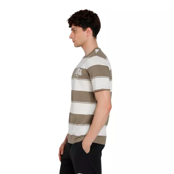 PUMA CLASS Striped Tee "Totally Taupe"