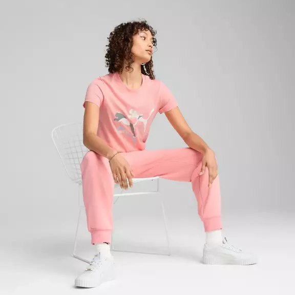 Puma GRAPHICS Branded Leaf Tee "Pink Fruit"