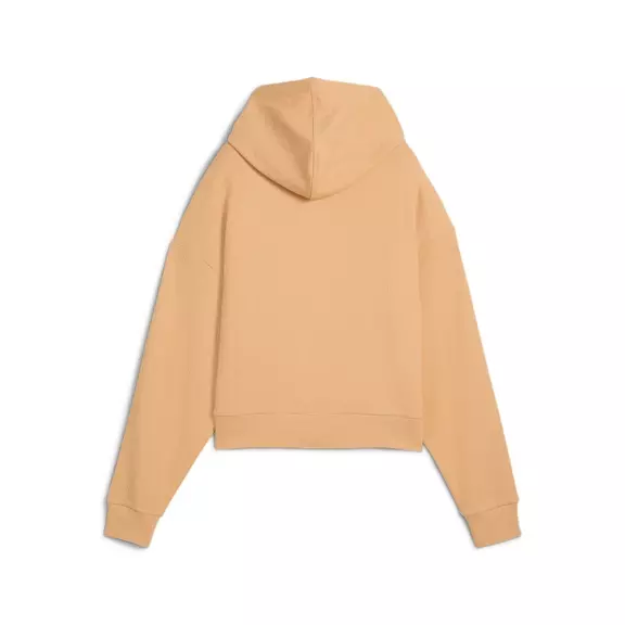 Puma HER Comfort Crop Full-Zip Hoodie "Warm Beige"