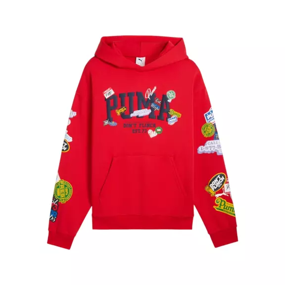 Puma HooperHotline Pullover Hoodie "For All Time Red"