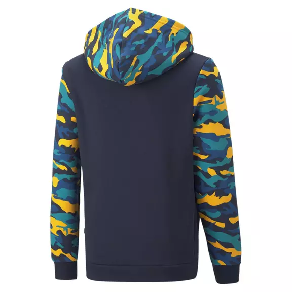 Puma Junior ESS+ Camo Hoodie FL B