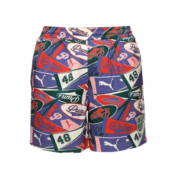Puma SPORTS LEGACY AOP Relaxed Shorts 6’’ " Blue Crystal-AOP"