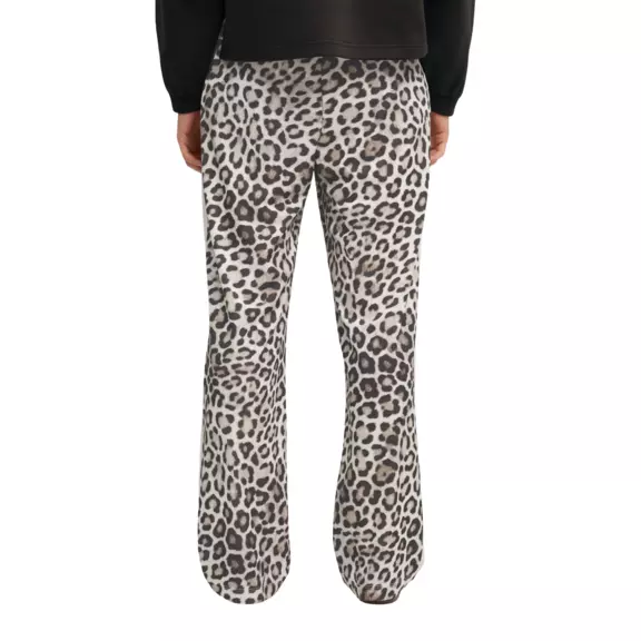 Puma T7 LEO LUXE AOP Straight Pants op "Alpine Snow-Ice Coffee"
