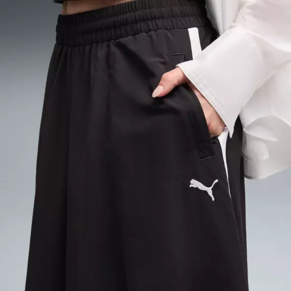 Puma T7 Woven Midi Skirt "Black"