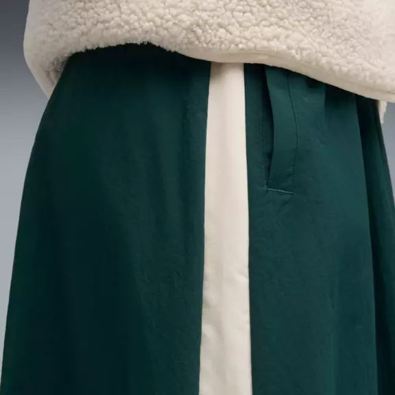 Puma T7 Woven Midi Skirt "Green Terrain"