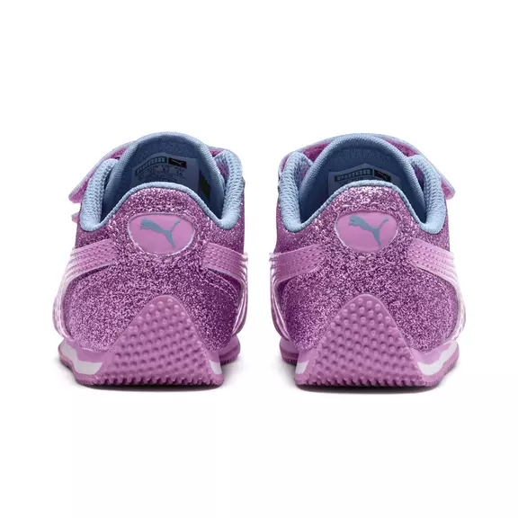 Puma Whirlwind Glitz V Kids Trainers (Orchid/CERULEAN)