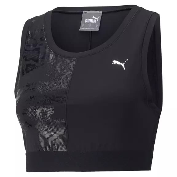 Puma Wn´s Train Untamed Crop Tank "Snake Black-Print"