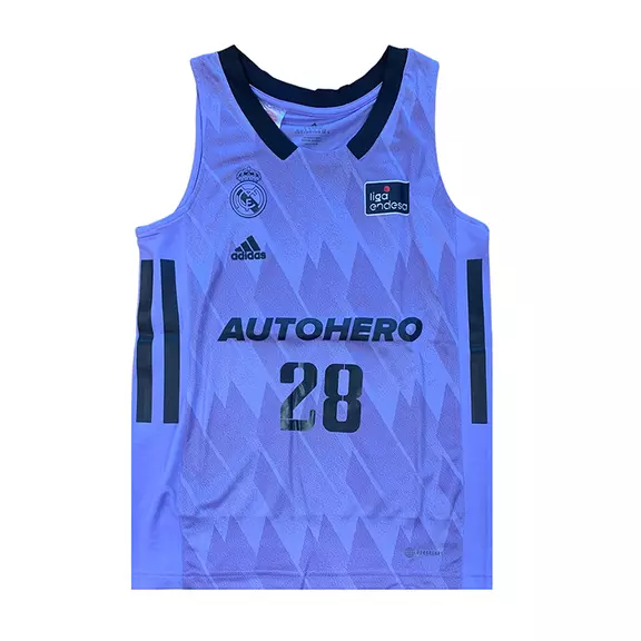 Real Madrid Camiseta Basket Niñ@ 2ª Equipación # 28 YABUSELE #