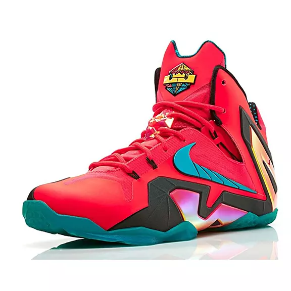 Lebron XI Elite "Superhero" (600/lasercrimson/turbogreen/negro)