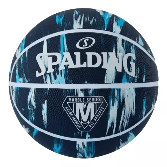 Balón Basket Spalding Marble Series Blue Navy (Talla 7)