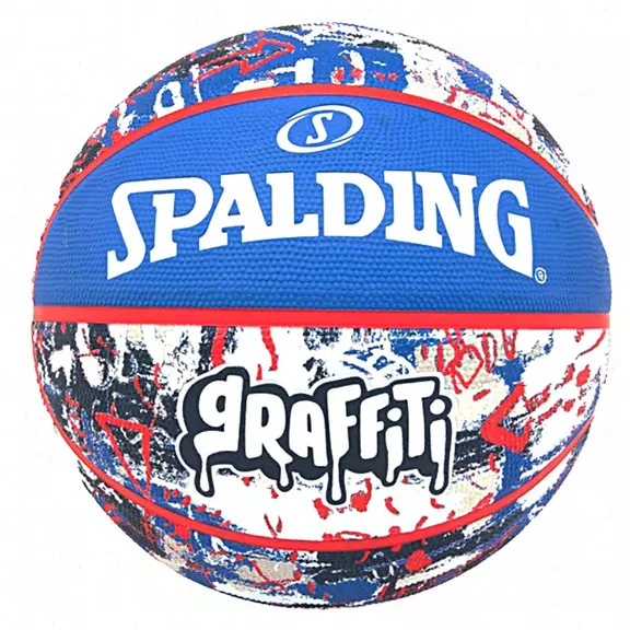 Balón Spalding Blue Red Graffiti Sz7 Rubber (Talla 7)