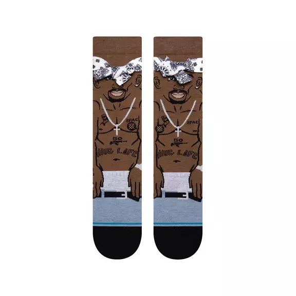 Stance Casual Tupac Resurrected Crew Sock