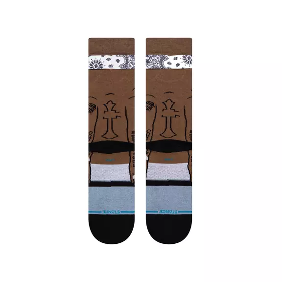 Stance Casual Tupac Resurrected Crew Sock