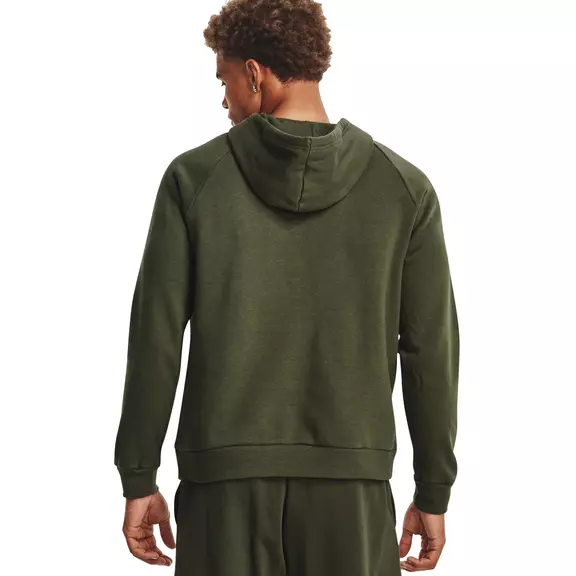 UA Men's Rival Fleece Logo Hoodie "Marine OD Green"