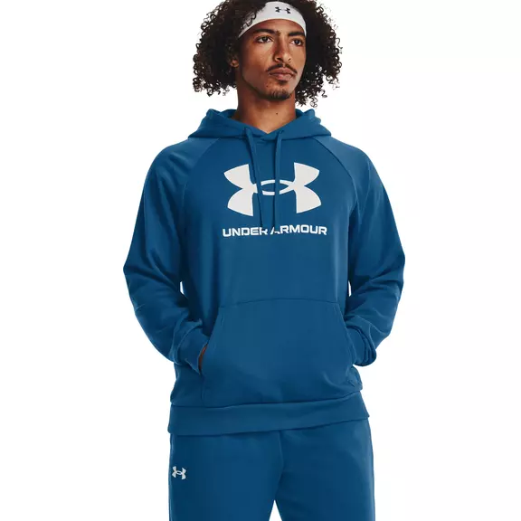 UA Men's Rival Fleece Logo Hoodie "Varsity Blue"