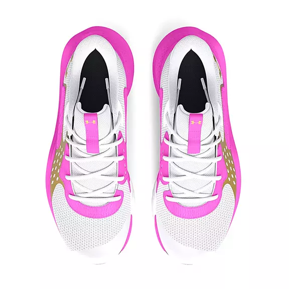Under Armour GS Jet '23 "White VividMagenta Gold"