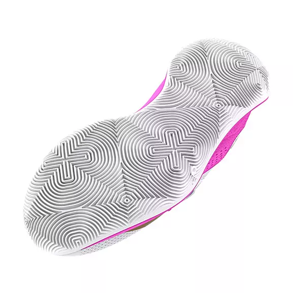 Under Armour GS Jet '23 "White VividMagenta Gold"