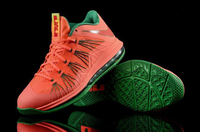 Nike Air Lebron Low "Watermelon" (801/brightmango/verde)