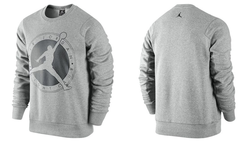 sudadera air jordan gris