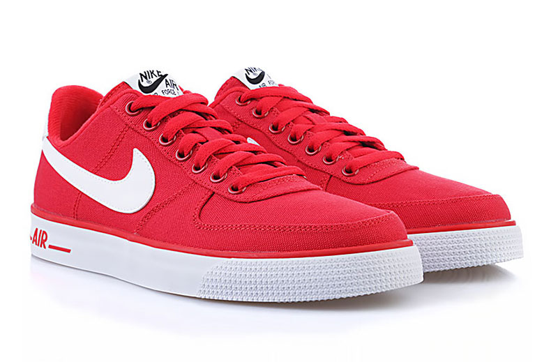 nike rojas con blanco