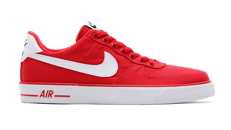 nike air force rojos con blanco