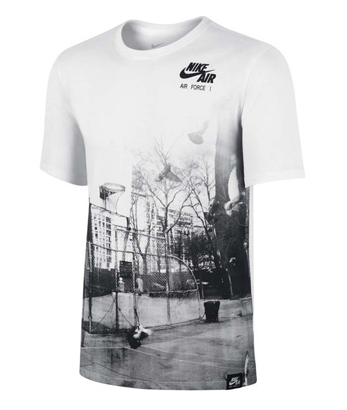 Camiseta nike blanca y negra on sale